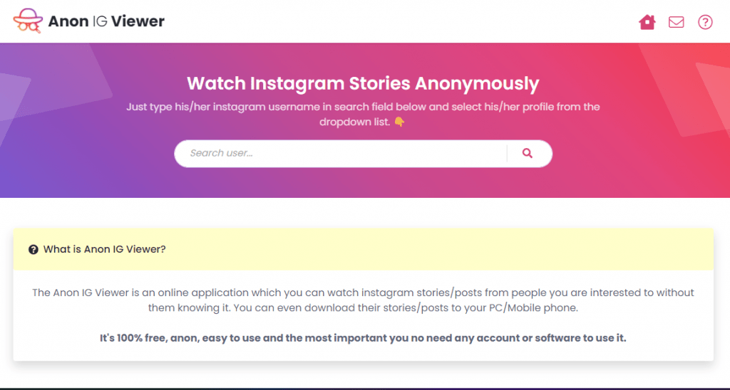 Anon IG Viewer